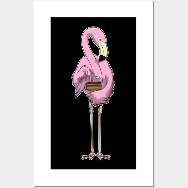 Flamingo Cake Wall Art by Markus Schnabel